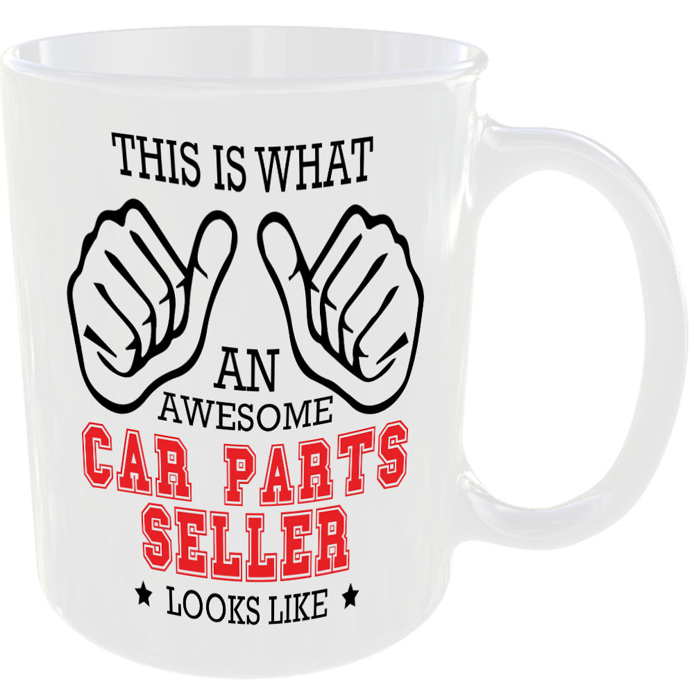 THIS IS WHAT AN AWESOME CAR PARTS SELLER LOOKS LIKE MUG IDEAL GIFT CUP FOR JOB CAREER - Image 2