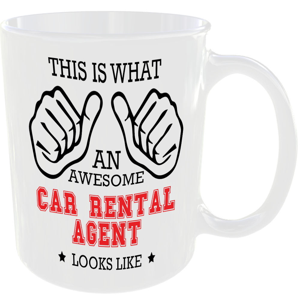 THIS IS WHAT AN AWESOME CAR RENTAL AGENT LOOKS LIKE MUG IDEAL GIFT CUP FOR JOB CAREER - Image 2