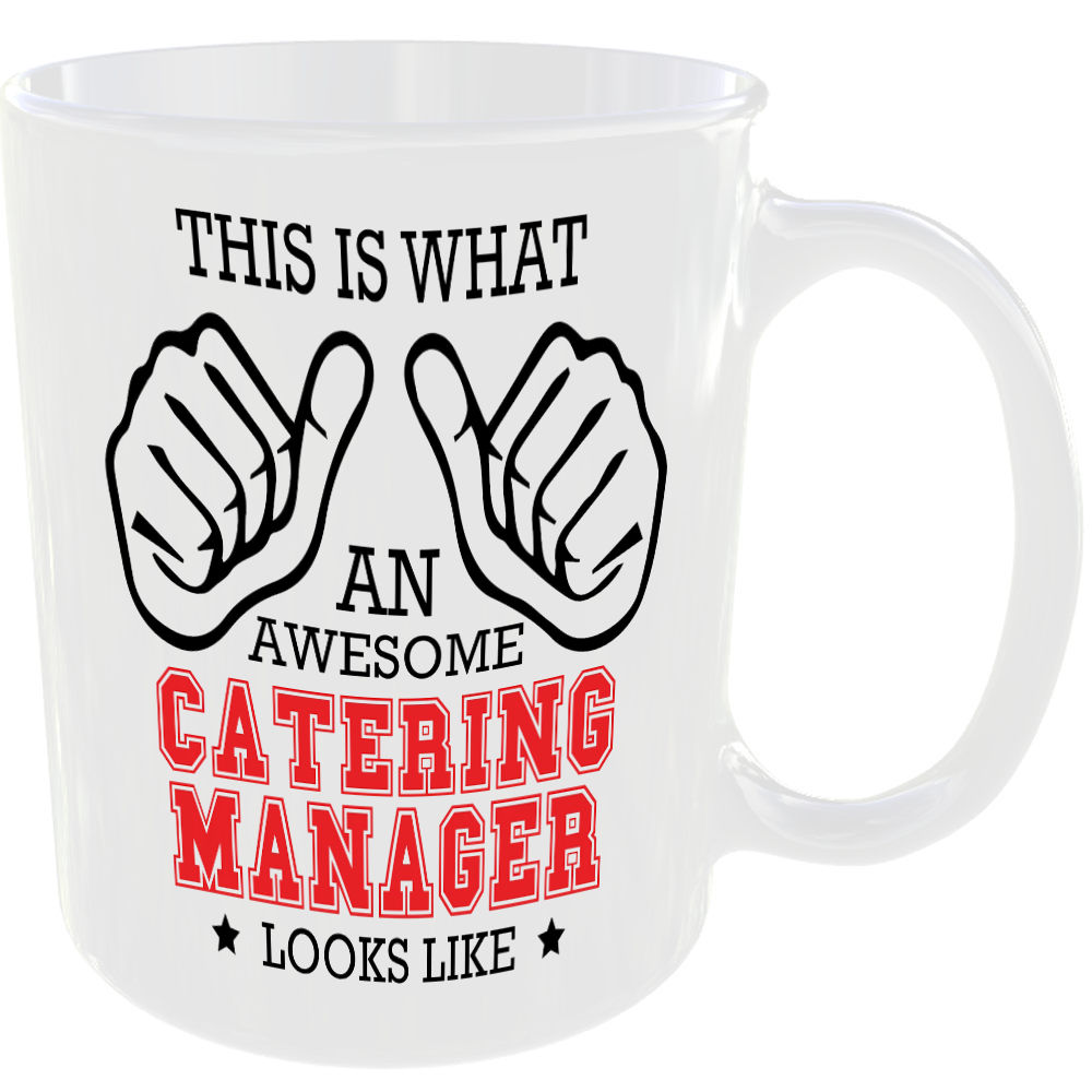 THIS IS WHAT AN AWESOME CATERING MANAGER LOOKS LIKE MUG IDEAL GIFT CUP FOR WORK JOB CAREER - Image 2