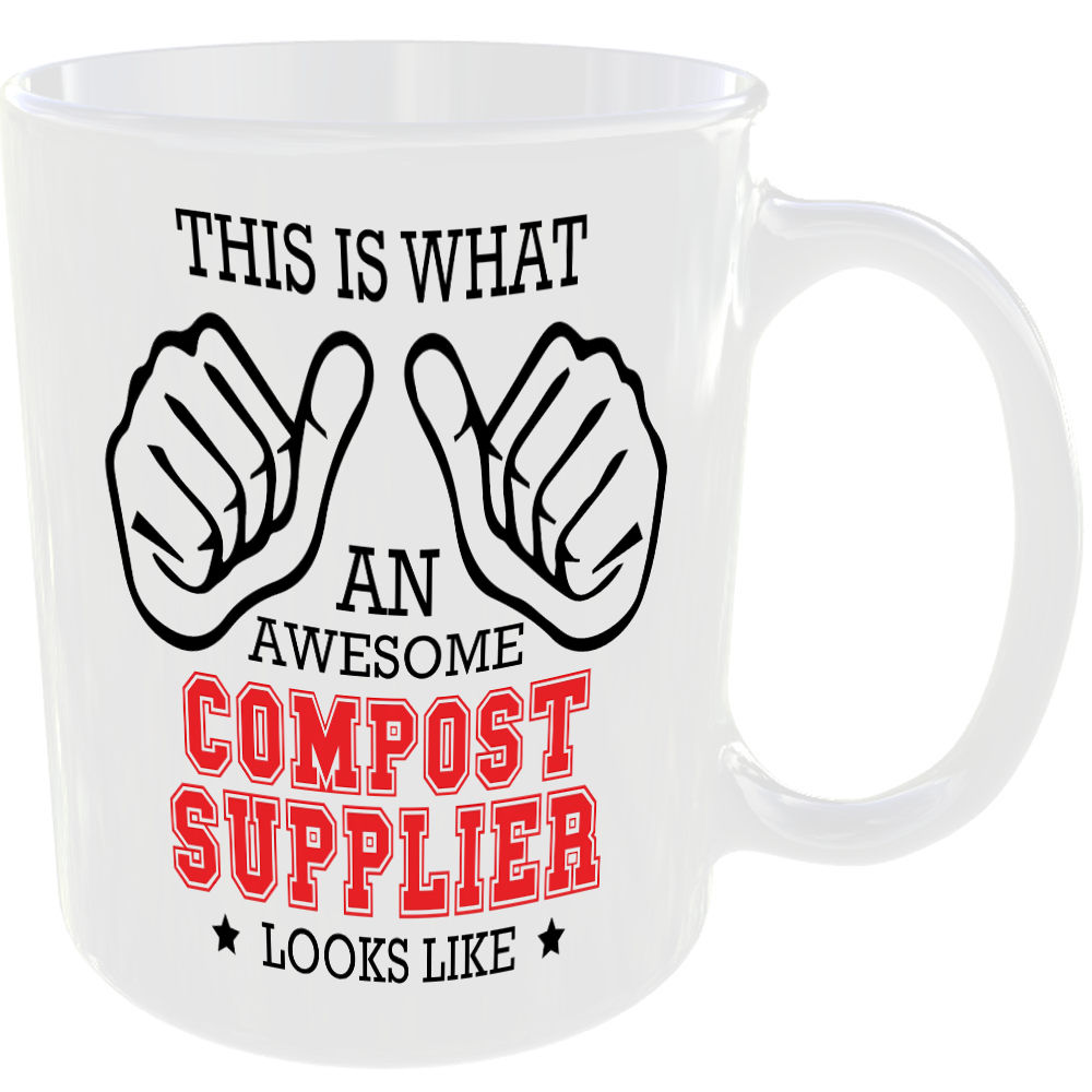 THIS IS WHAT AN AWESOME COMPOST SUPPLIER LOOKS LIKE MUG IDEAL GIFT CUP FOR WORK JOB CAREER - Image 2