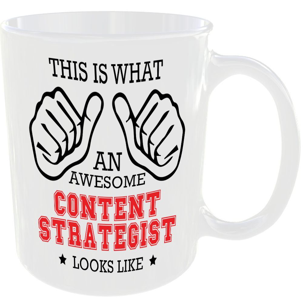 THIS IS WHAT AN AWESOME CONTENT STRATEGIST LOOKS LIKE MUG IDEAL GIFT CUP FOR WORK JOB CAREER - Image 2