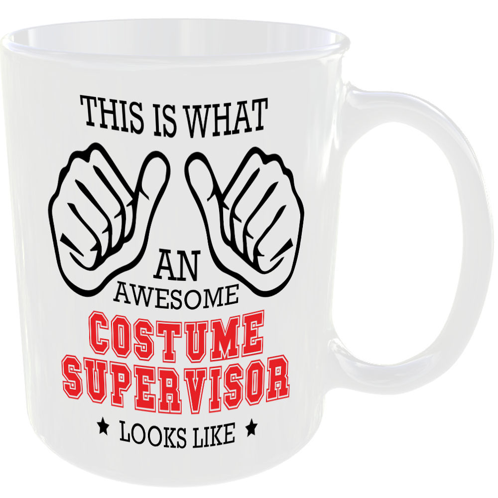THIS IS WHAT AN AWESOME COSTUME SUPERVISOR LOOKS LIKE MUG IDEAL GIFT CUP FOR WORK JOB CAREER - Image 2