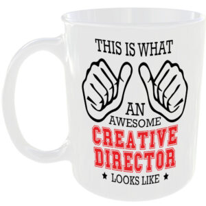 THIS IS WHAT AN AWESOME CREATIVE DIRECTOR LOOKS LIKE MUG IDEAL GIFT CUP FOR WORK JOB CAREER