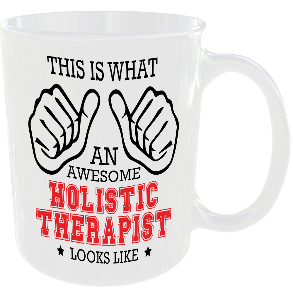 THIS IS WHAT AN AWESOME HOLISTIC THERAPIST LOOKS LIKE MUG IDEAL GIFT CUP FOR WORK JOB CAREER - Image 2