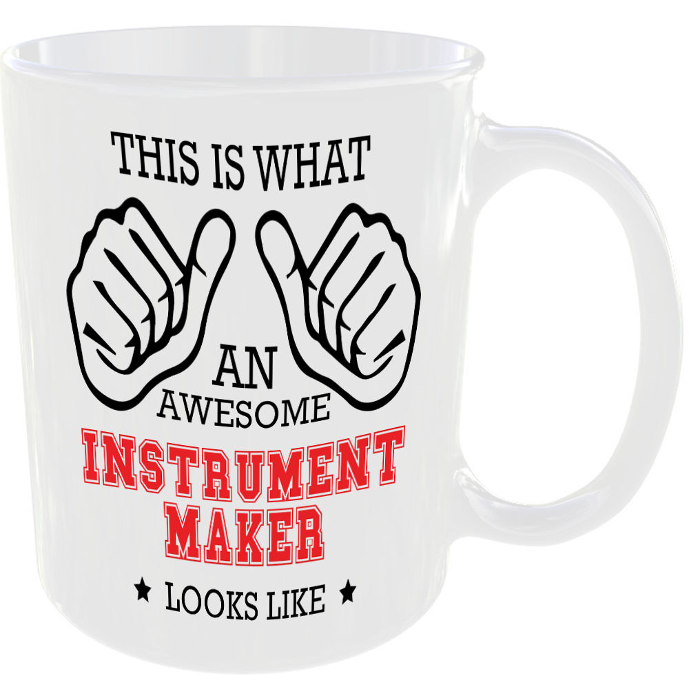 THIS IS WHAT AN AWESOME INSTRUMENT MAKER LOOKS LIKE MUG IDEAL GIFT CUP FOR WORK JOB CAREER - Image 2