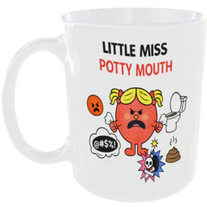 Little Miss Potty Mouth Mug Funny Mr Men Style Cup Cheeky Rude Gift Swear Curse