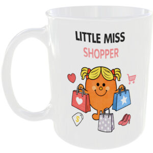 Little Miss Shopper Mug Fun Mr Men Style Cup Shopping Addict Gift Sale Buy Shop