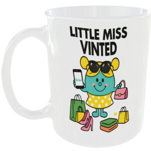 Little Miss Vinted Mug Funny Mr Men Style Cup Reseller Thrift Gift Buy Sell List