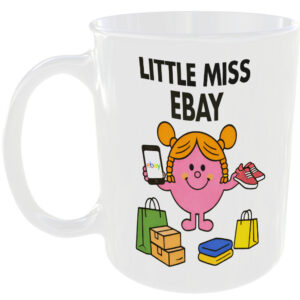 Little Miss eBay Mug Funny Mr Men Style Cup Seller Reseller Gift Office Buy Sell