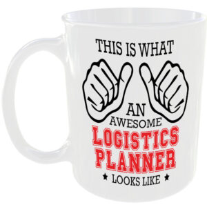 THIS IS WHAT AN AWESOME LOGISTICS PLANNER LOOKS LIKE MUG IDEAL GIFT CUP FOR WORK JOB CAREER
