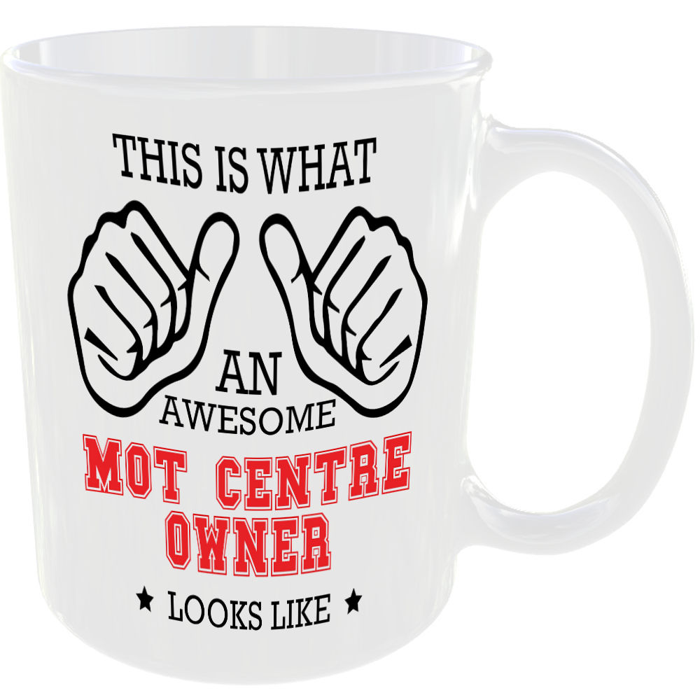 THIS IS WHAT AN AWESOME MOT CENTRE OWNER LOOKS LIKE MUG IDEAL GIFT CUP FOR WORK JOB CAREER - Image 2
