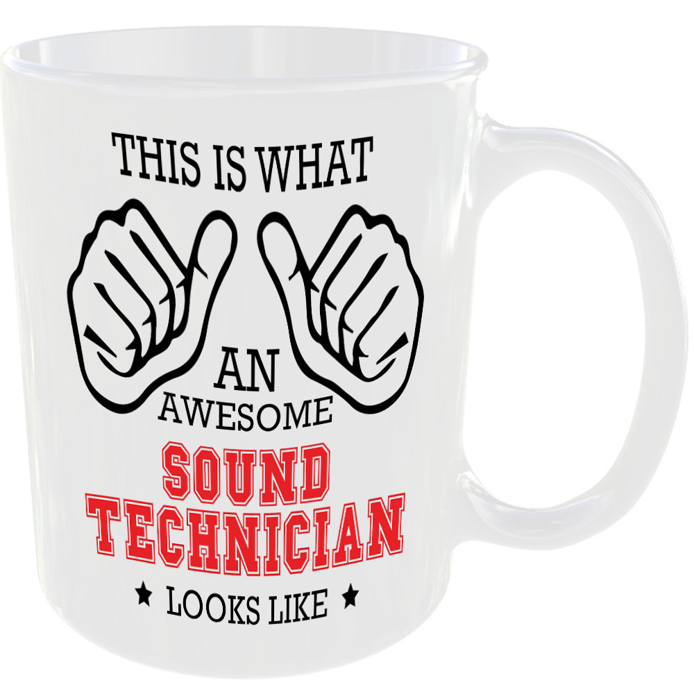 THIS IS WHAT AN AWESOME SOUND TECHNICIAN LOOKS LIKE MUG IDEAL GIFT CUP FOR WORK JOB CAREER - Image 2