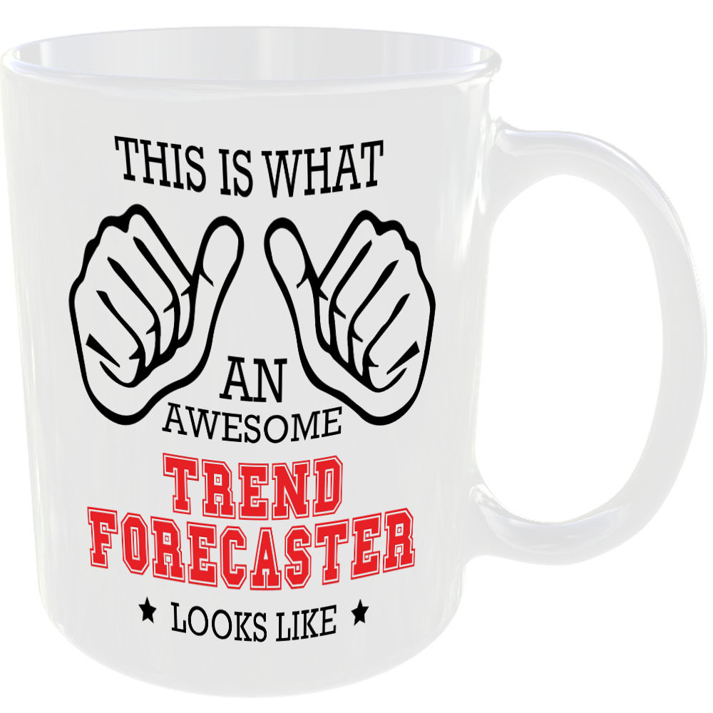 THIS IS WHAT AN AWESOME TREND FORECASTER LOOKS LIKE MUG IDEAL GIFT CUP FOR WORK JOB CAREER - Image 2