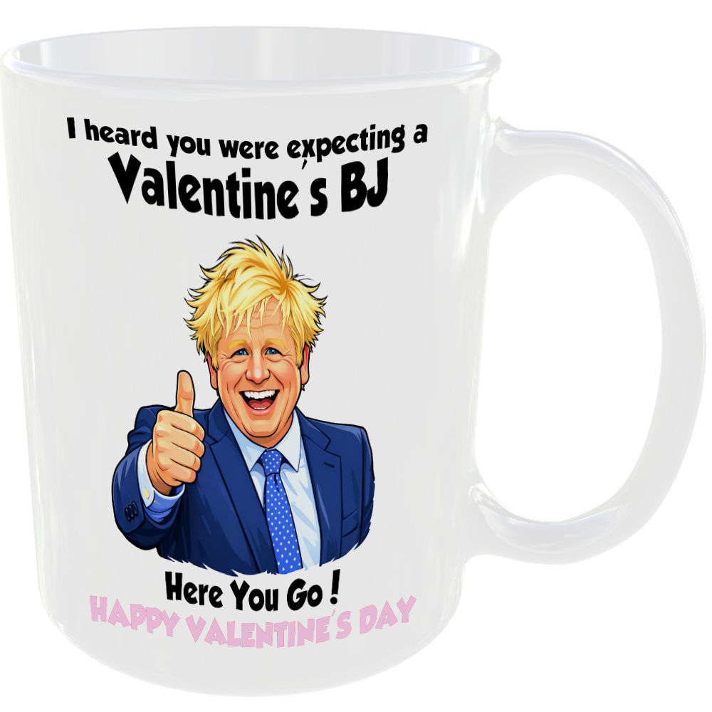 Funny Valentines Day Gift Mug for Husband Boyfriend BJ Boris Johnson Joke Cup - Image 2