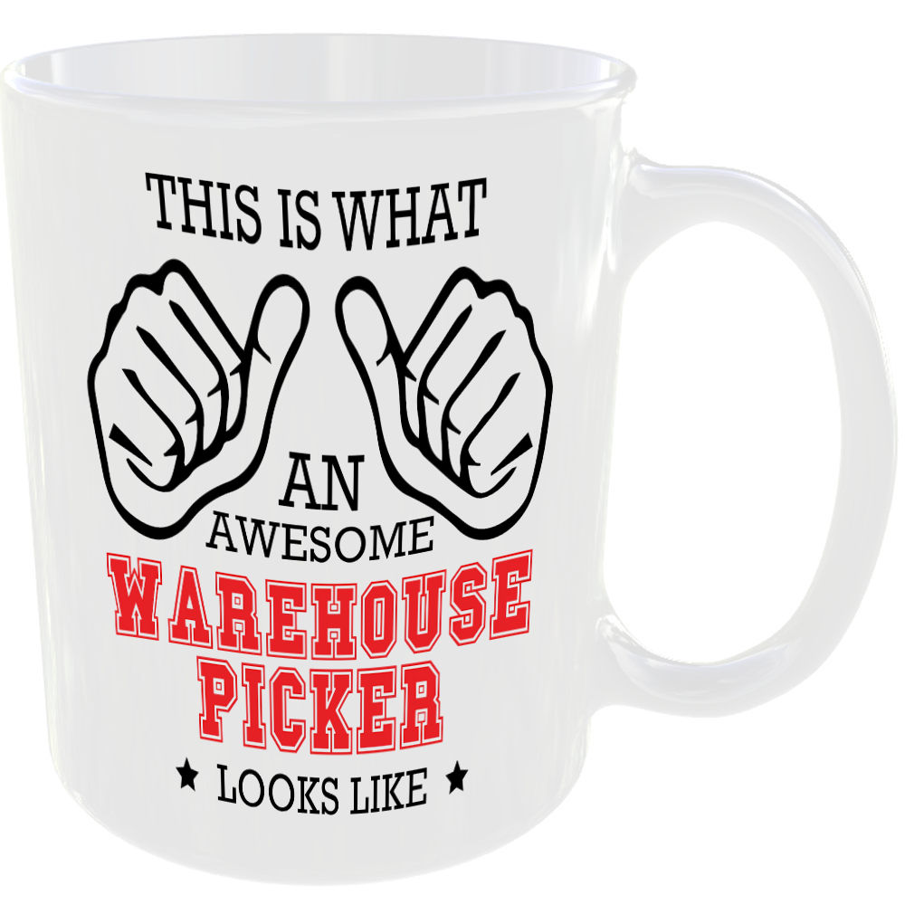 THIS IS WHAT AN AWESOME WAREHOUSE PICKER LOOKS LIKE MUG IDEAL GIFT CUP FOR WORK JOB CAREER - Image 2