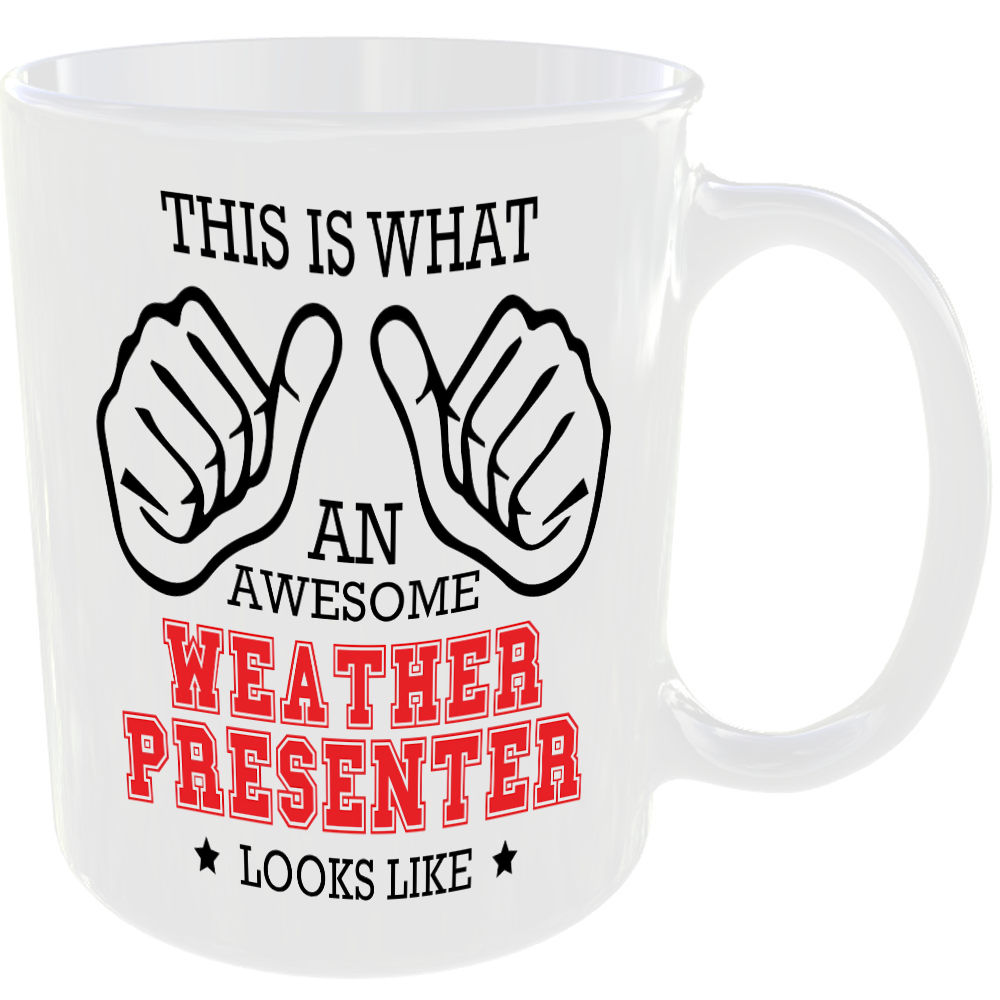 THIS IS WHAT AN AWESOME WEATHER PRESENTER LOOKS LIKE MUG IDEAL GIFT CUP FOR WORK JOB CAREER - Image 2