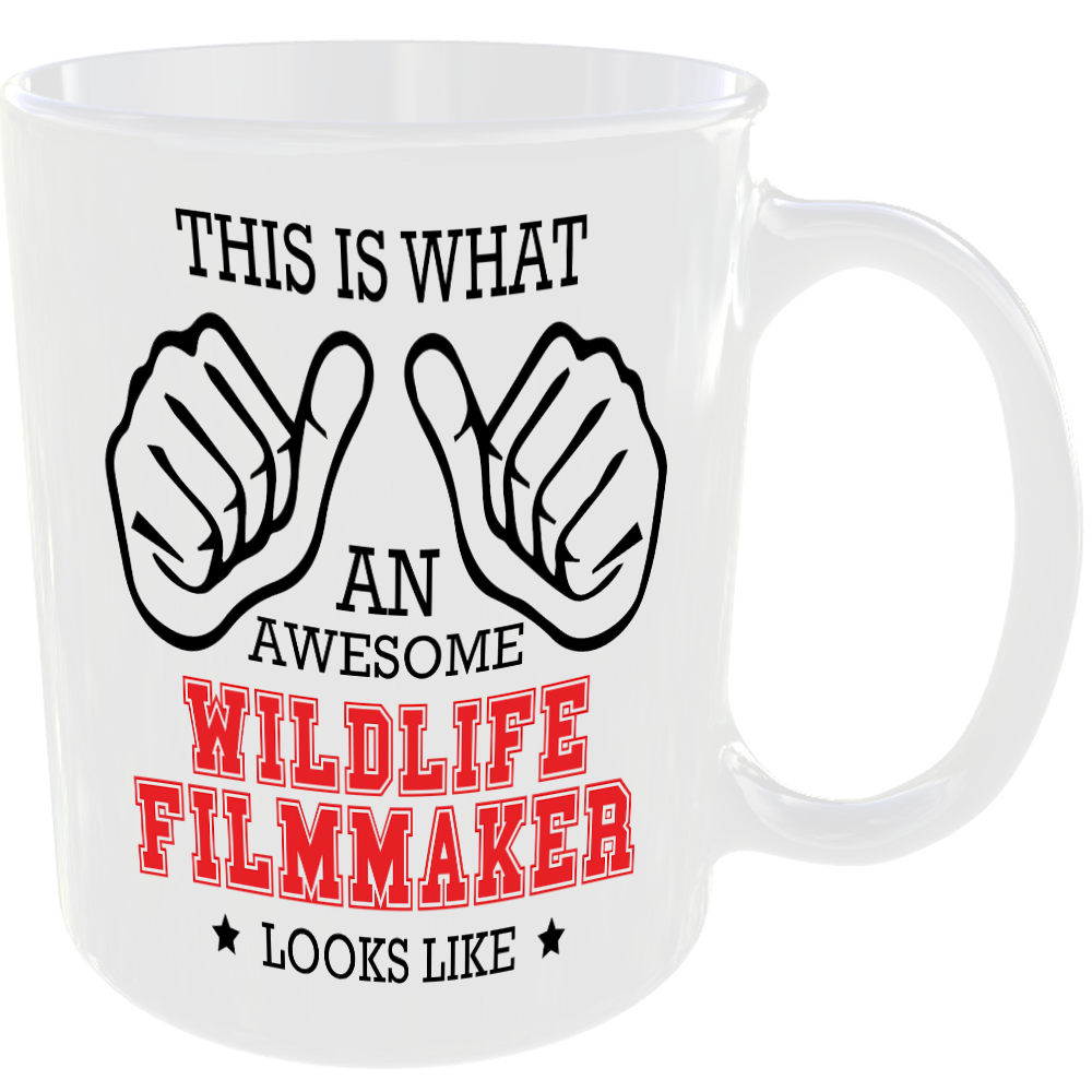 THIS IS WHAT AN AWESOME WILDLIFE FILMMAKER LOOKS LIKE MUG IDEAL GIFT CUP FOR WORK JOB CAREER - Image 2