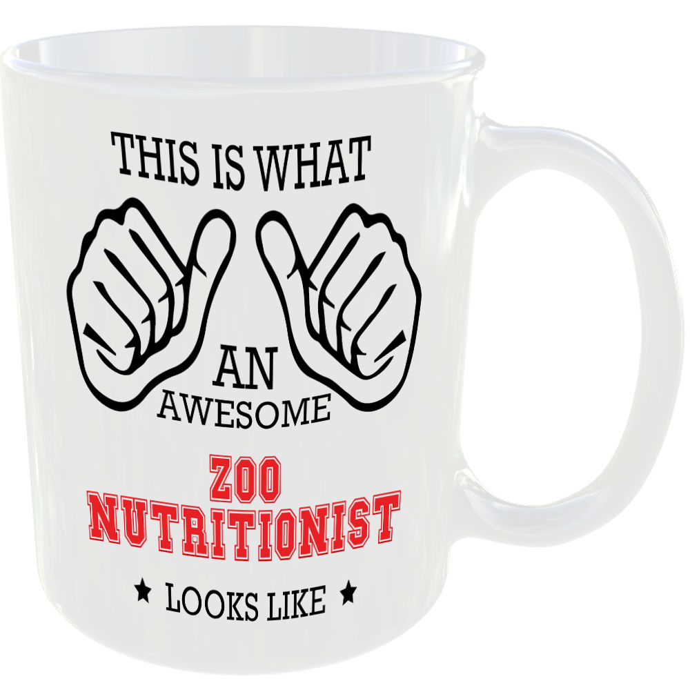 THIS IS WHAT AN AWESOME ZOO NUTRITIONIST LOOKS LIKE MUG IDEAL GIFT CUP FOR WORK JOB CAREER - Image 2