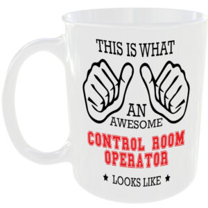 AWESOME CONTROL ROOM OPERATOR LOOKS LIKE MUG IDEAL GIFT CUP FOR WORK JOB CAREER