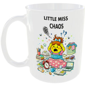 Little Miss Chaos Mug Funny Humour Messy Gift Tea Coffee Cup Wild Creative ⭐🔥😈