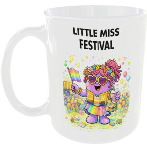Little Miss Festival Mug Funny Music Party Gift Tea Coffee Cup Summer Vibes 🎪☕