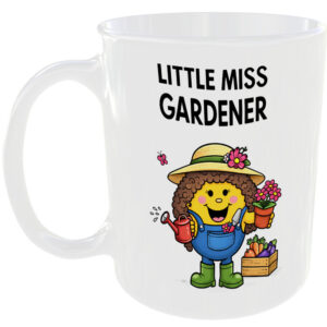 Little Miss Gardener Mug Funny Gardening Plants Gift Tea Coffee Cup Allotment 🌱