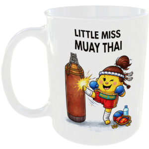 Little Miss Muay Thai Mug Funny Boxing Thai Gift Tea Coffee Cup Clinch Pro 🥋☕