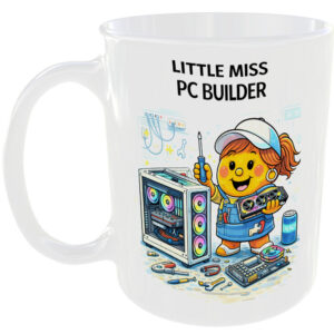 Little Miss PC Builder Mug Funny Computer Ram Hardware Gift Coffee Cup Gaming ☕