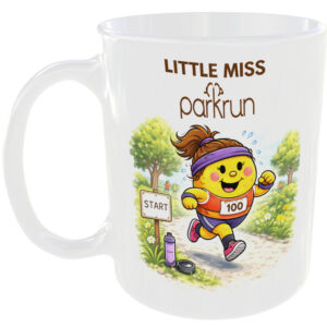 Little Miss Parkrun Mug Runner Running 5K Gift Tea Coffee Cup Run Community 🏃☕