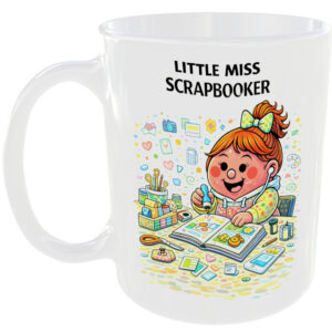 Little Miss Scrapbooker Mug Funny Craft Memory Gift Tea Coffee Cup Creative 📒☕