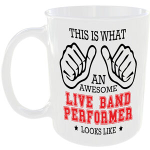 AN AWESOME LIVE BAND PERFORMER LOOKS LIKE MUG IDEAL GIFT CUP FOR WORK JOB CAREER