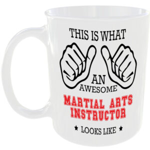 AWESOME MARTIAL ARTS INSTRUCTOR LOOK LIKE MUG IDEAL GIFT CUP FOR WORK JOB CAREER