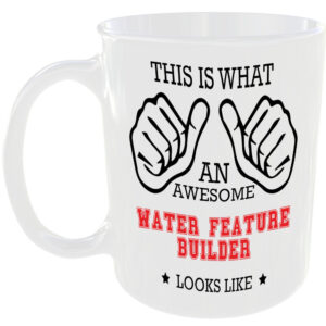 AWESOME WATER FEATURE BUILDER LOOKS LIKE MUG IDEAL GIFT CUP FOR WORK JOB CAREER