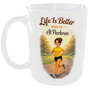 Parkrun Park Run Girl Gift Mug 5K Runner Saturday Morning A Present Cup For Her
