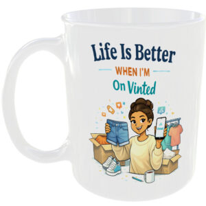 Vinted Seller Buyer Girl Gift Mug Reseller Buy Sell Fashion Thrift Cup For Her