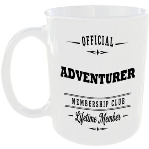 Official Adventurer Membership Club Funny Ceramic Mug Birthday Gift Tea Coffee ☕