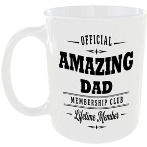 Official Amazing Dad Membership Club Funny Ceramic Mug Birthday Tea Coffee Gift