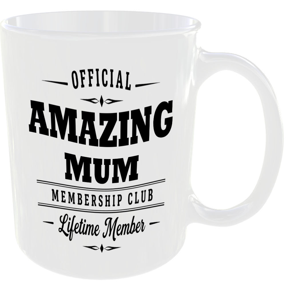 Official Amazing Mum Membership Club Funny Ceramic Mug Birthday Tea Coffee Gift - Image 2