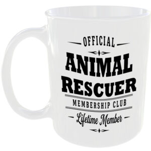 Official Animal Rescuer Membership Club Funny Pet Lover Mug Gift