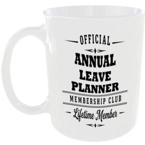 Official Annual Leave Planner Membership Club Funny Gaming Mug Gift