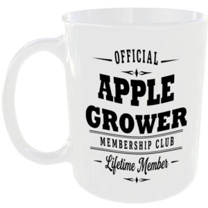 Official Apple Grower Membership Club Funny Ceramic Mug Gardening Birthday Gift