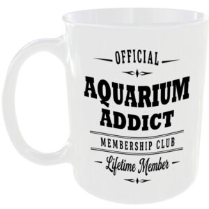 Official Aquarium Addict Membership Club Funny Ceramic Mug Novelty Gift