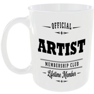 Official Artist Membership Club Funny Ceramic Mug Birthday Gift Tea Coffee Cup ☕