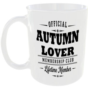 Official Autumn Lover Membership Club Funny Ceramic Mug Birthday Gift Tea Coffee
