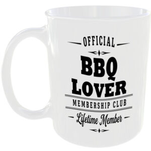 Official BBQ Lover Membership Club Funny Ceramic Mug Foodie Kitchen Tea Coffee ☕