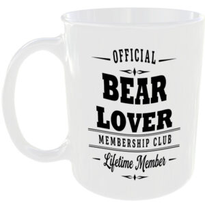 Official Bear Lover Membership Club Funny Ceramic Mug Birthday Gift Tea Coffee ☕