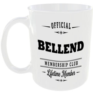 Official Bellend Membership Club Funny Ceramic Mug Novelty Rude Banter Gift Cup