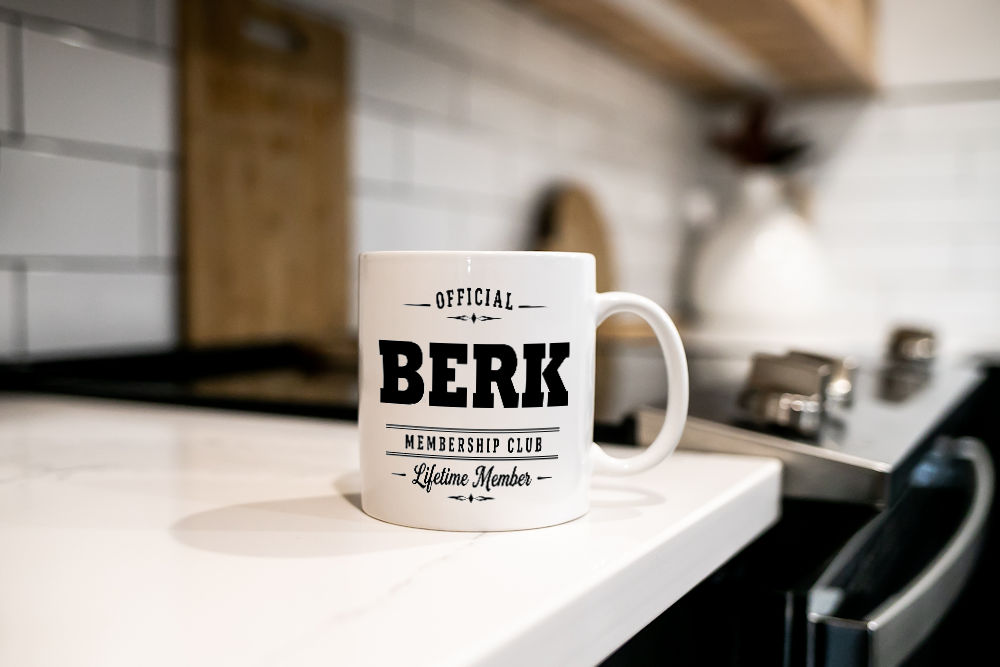 Official Berk Membership Club Funny Ceramic Mug Novelty Rude Banter Gift Present - Image 3