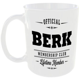 Official Berk Membership Club Funny Ceramic Mug Novelty Rude Banter Gift Present