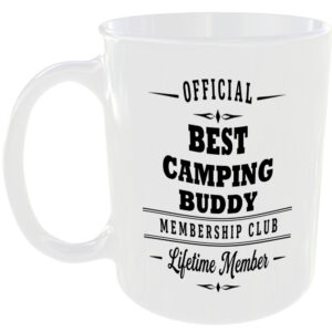 Official Best Camping Buddy Membership Club Funny Ceramic Mug Birthday Present